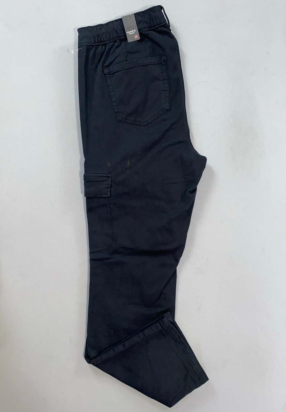 Torrid Women's Pull On Weekend Straight Stretch Twill Cargo Pants. Black 0R (12)